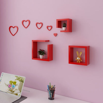 Étagère Murale Géométrique Suspendue – Design Moderne et Élégant