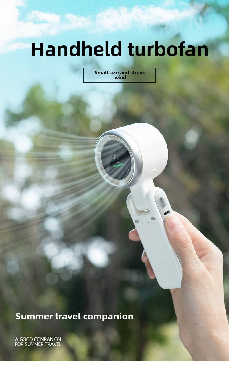 Ventilateur Portable Pliable Rechargeable USB – Puissant, Compact et Silencieux